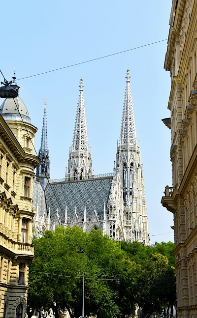 Street view of St. Stephen's Cathedral, Vienna, Austria. Unsplash@Martin