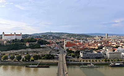 View of Bratislava from above, Slovakia. Unsplash@Michal Vrba