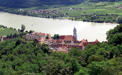 Durnstein on River Danube in Wachau wine-growing region, Austria. Photo via Flickr:Mikel Ortega