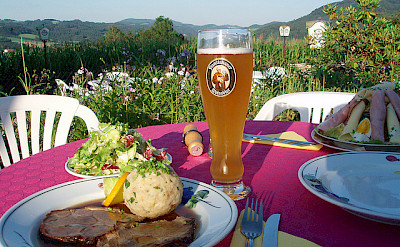 Lunch in Grein, Austria. Flickr:MuntyPix