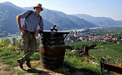 Wine tasting in the famous Wachau Valley along the Danube River, Austria. Photo via Flickr:thomassimon