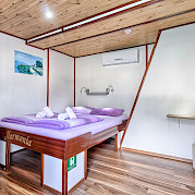 Double Bed Cabin on Harmonia | Bike & Boat Tours