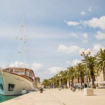 Harmonia - Harmonia docked in Trogir | Bike & Boat Tours