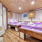 Quad Cabin on Harmonia (2 Double Beds) | Bike & Boat Tours