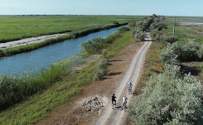 Cycling Along the Delta Channels. toRR