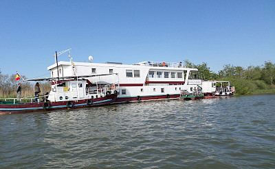 Hotel Boat on the Danube Delta Bike Tour.
