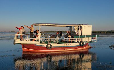 A smaller boat provides access to the delta&rsquo;s remote waterways. toRR