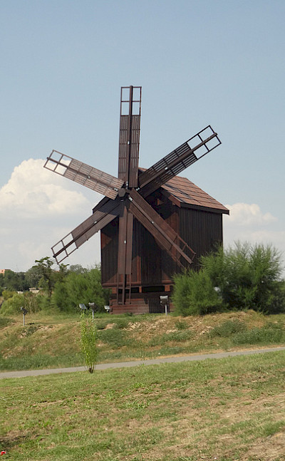 Windmill in Tulcea, Romania. Flickr:Brian Lowe