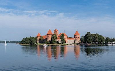 Trakai Castle & Island in Lithuania. CC:Diliff