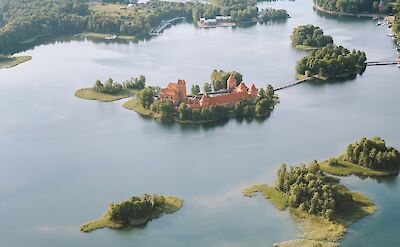 Trakai Island & Castle in Trakai, Lithuania. Unsplash:Valdemaras D.