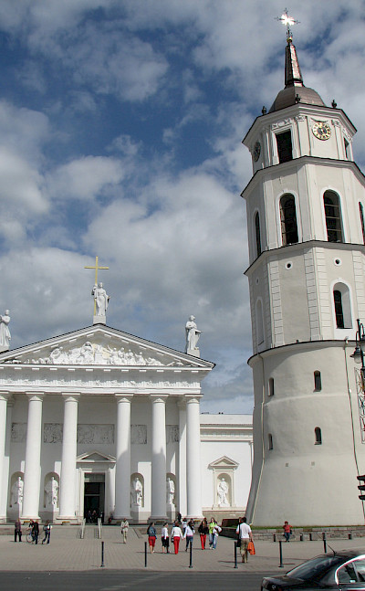 Vilnius Cathedral & Bell Tower in Lithuania. Flickr:Chris Price