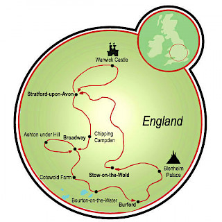 Shakespeare’s Country Map