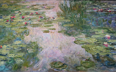 <i>Water Lilies</i>, a 1917 painting by Monet done in Paris, France.
