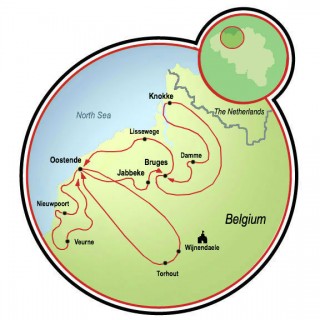 Belgian Coast Map