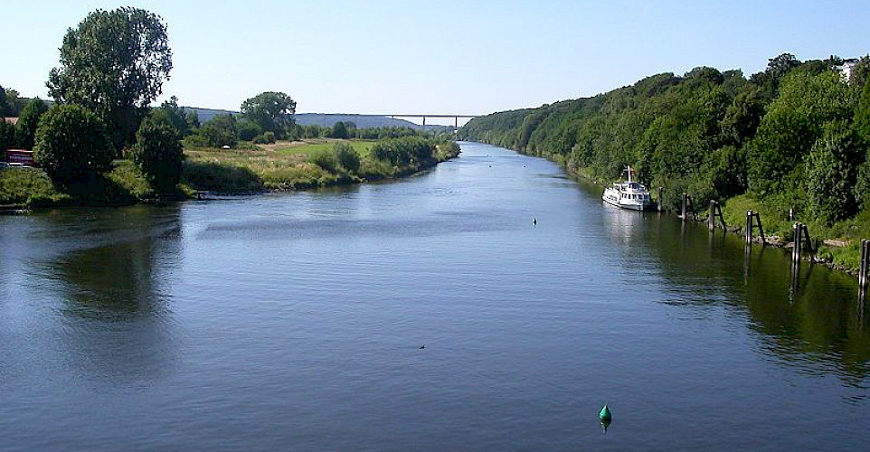 Ruhr River in Essen-Kettwig. Photo via Wikimedia Commons
