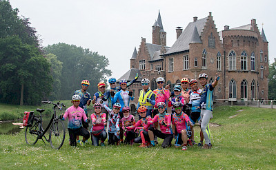 Group shot while biking & boating in Holland! ©TO