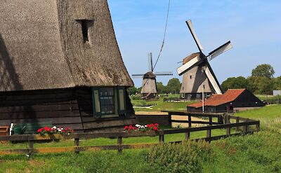 Windmills in Holland.