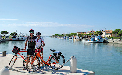 Bike rest on the Venice to Porec Bike Tour. ©Photo via TO