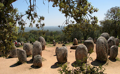 Megalithic Monuments are scattered throughout the Alentejo region. Photo courtesy of Tour Operator.