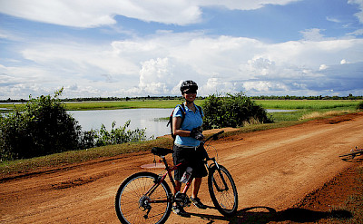 Biking in Cambodia. Photo via Flickr:xtinalicious