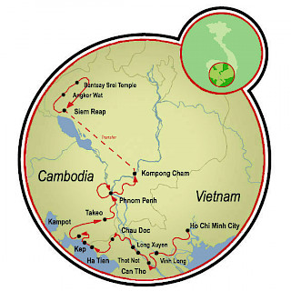 Saigon to Siem Reap Bike Tour - Vietnam - Cambodia | Tripsite