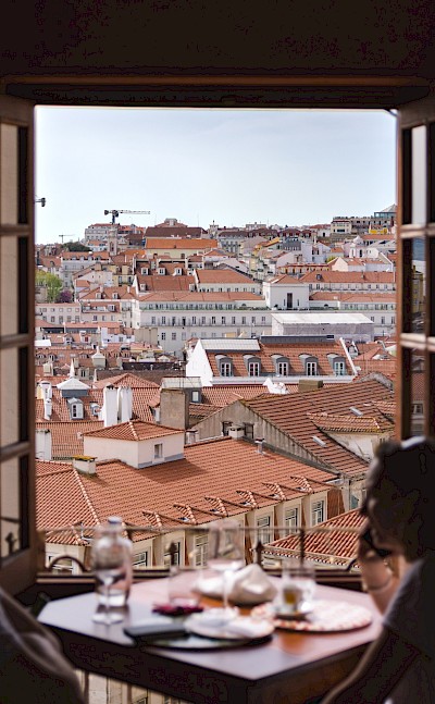 Overlooking Portugal's capital city Lisbon. Unsplash:Theodor Vasile