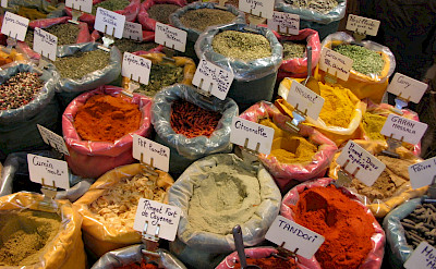 Spices for sale in Narbonne, France. Flickr:Isabell Schulz