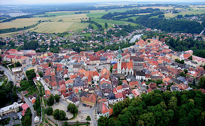 Tábor, a small South Bohemian town along the river Lužnice, Czech Republic. Creative Commons:Rudolf.