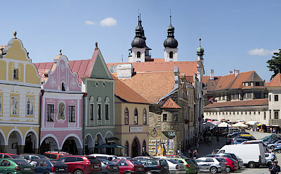 Telc, a UNESCO Site in southern Moravia, Czech Republic. Wikimedia Commons:Jerzy Strzelecki