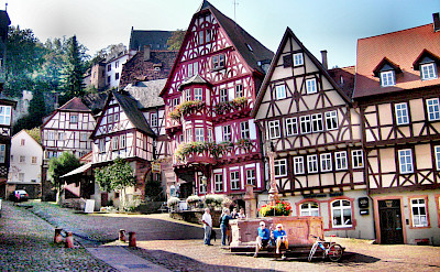 Historic Old Town of Miltenberg in Bavaria, Germany. Flickr:Yilmaz Oevuenc