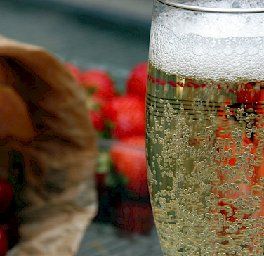 Champagne in Epernay, Marne region of France. Photo via Flickr:Pug Girl