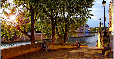 Paris along the Seine River. Photo via Flickr:Moyan Brenn