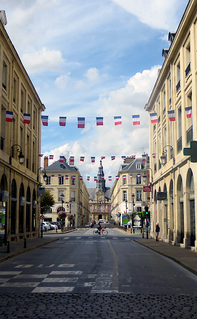 Biking through Reims, France. Flickr:Morgaine