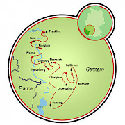 Frankfurt to Ludwigsburg Map