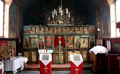 Interior of Glozhene Monastery, Eastern Orthodox, near Glozhene, Bulgaria. Flickr:Klearchos Kapoutsis 