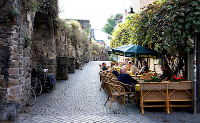 Cafe in Maastricht, Limburg, the Netherlands. ©TO