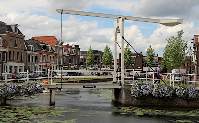 Over the bridge in Weesp, the Netherlands. Flickr:bert knottenbeld