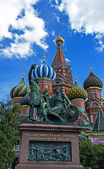 Saint Basil's Cathedral in the famous Red Square, Moscow, Russia. Flickr:koshy koshy 