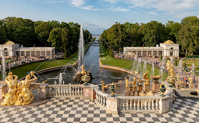Peterhof Palace and Gardens are a sight to see in St Petersburg, Russia. Flickr:Ninara