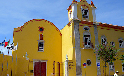 Church in Tavira, Portugal. You'll bike past great architecture! Photo via Flickr:girolame