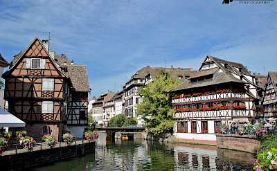 Typical half-timbered homes in Strasbourg, Alsace, France. Photo via Flickr:Alexandre Prevot