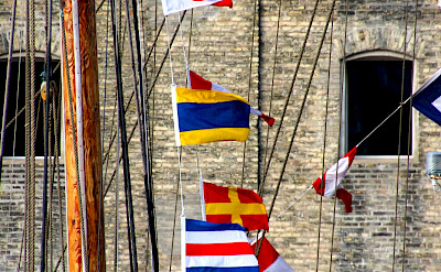 Flags in Copenhagen, Denmark. Flickr:Guillaume Baviere