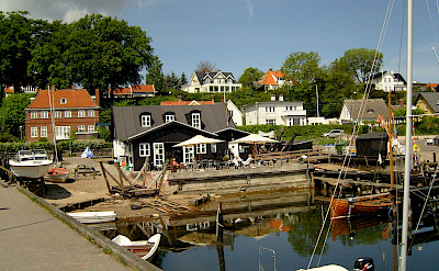 Harbor cafe in Snekkersten, Denmark. Flickr:Casper Moller