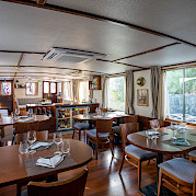 Dining Area | Caprice | Bike & Boat Tours