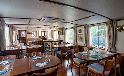 Dining Area | Caprice | Bike & Boat Tours
