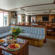 Lounge Area | Caprice | Bike & Boat Tours