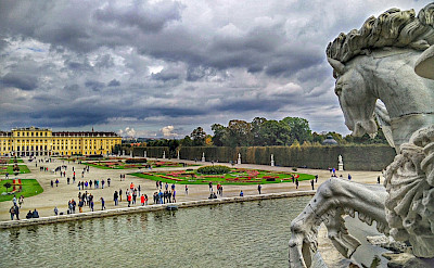 Fountains at Schönbrunn Palace, Vienna, Austria. Flickr:r chelseth