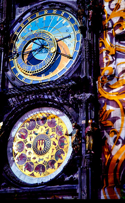 Prague Old Town's famous Astronomical Clock. Flickr:Moyan Brenn