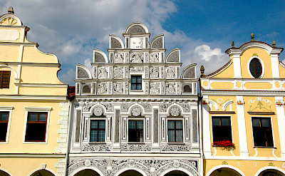 Mikulov's beautiful gables! Moravia, Czech Republic. Flickr:kpi