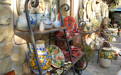 Gorgeous ceramics for sale in all of Sicily. Photo via Flickr:Davide Restivo